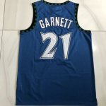 NBA 21 Kevin Garnett Timberwolves 2003-04 Maillot bleu